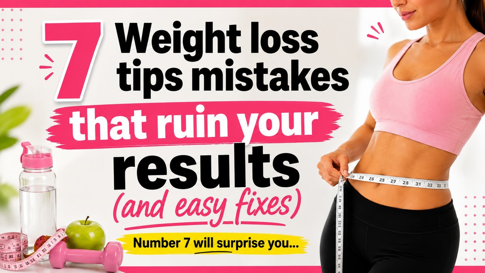 7 Weight loss tips mistakes that ruin your results (and easy fixes)
