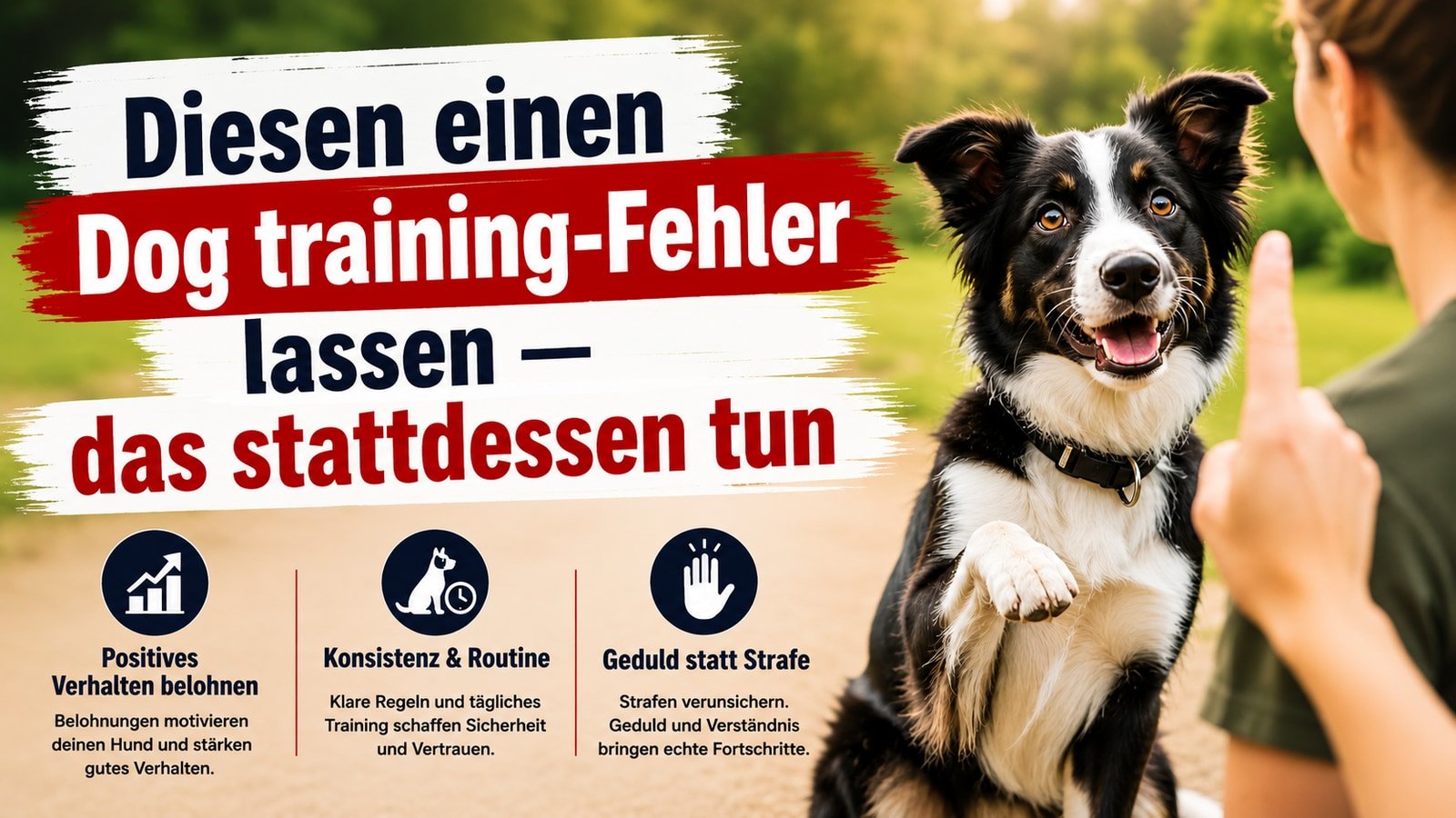 Diesen einen Dog training-Fehler lassen — das stattdessen tun