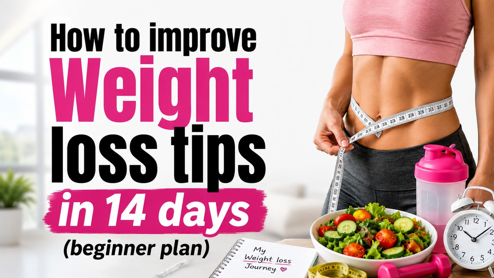 How to improve Weight loss tips in 14 days (beginner plan)