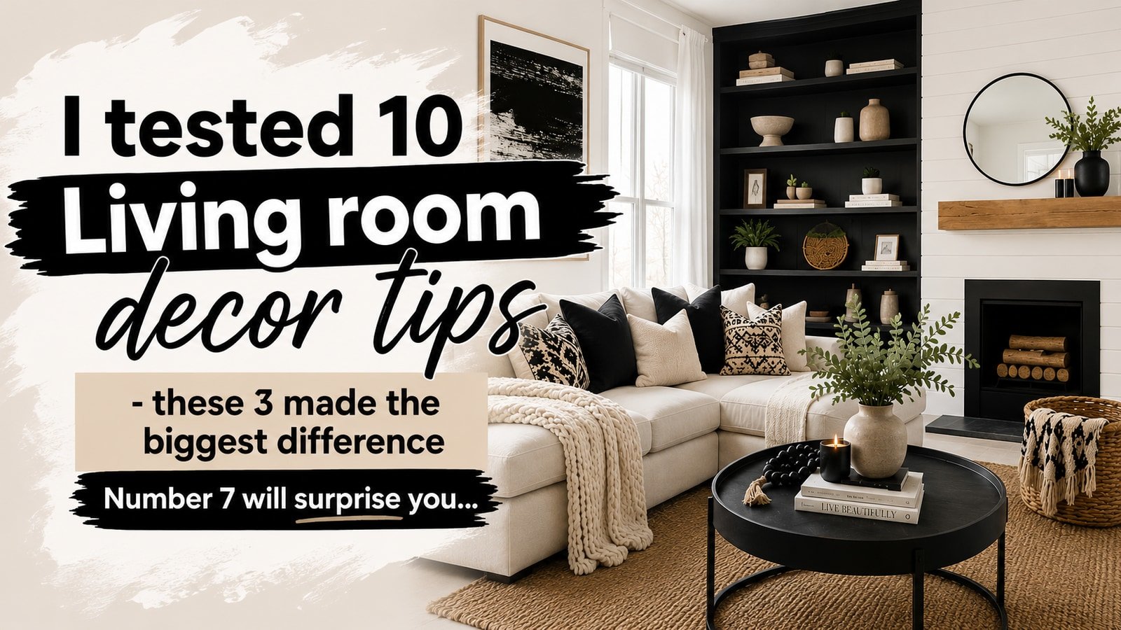 I tested 10 Living room decor tips - these 3 made the biggest difference