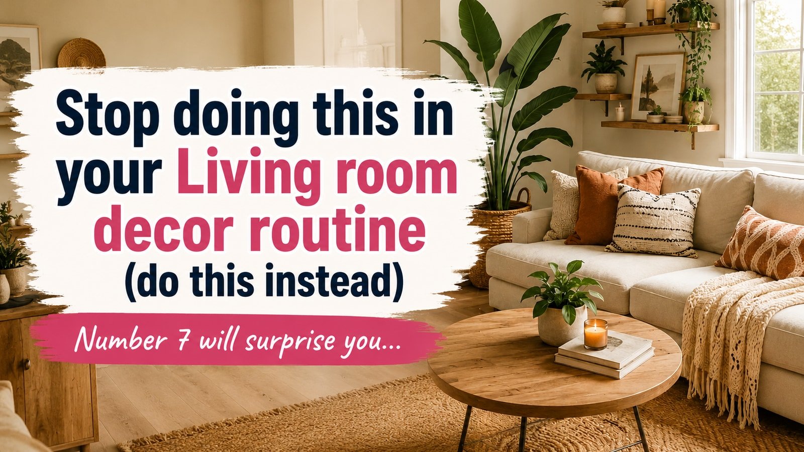 Stop doing this in your Living room decor routine (do this instead)