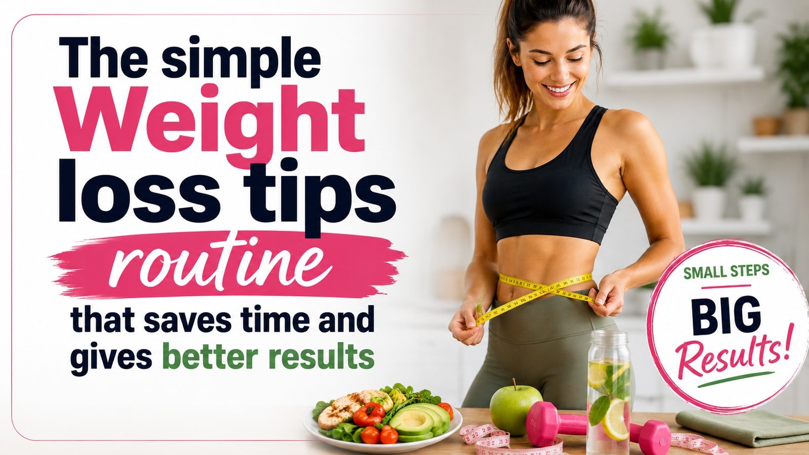 The simple Weight loss tips routine that saves time and gives better results
